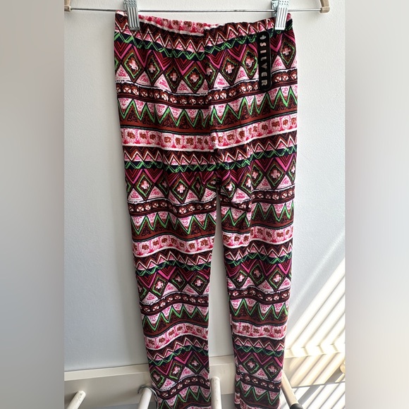 Silver Brand Colorful Aztec Print Leggings - Picture 1 of 4